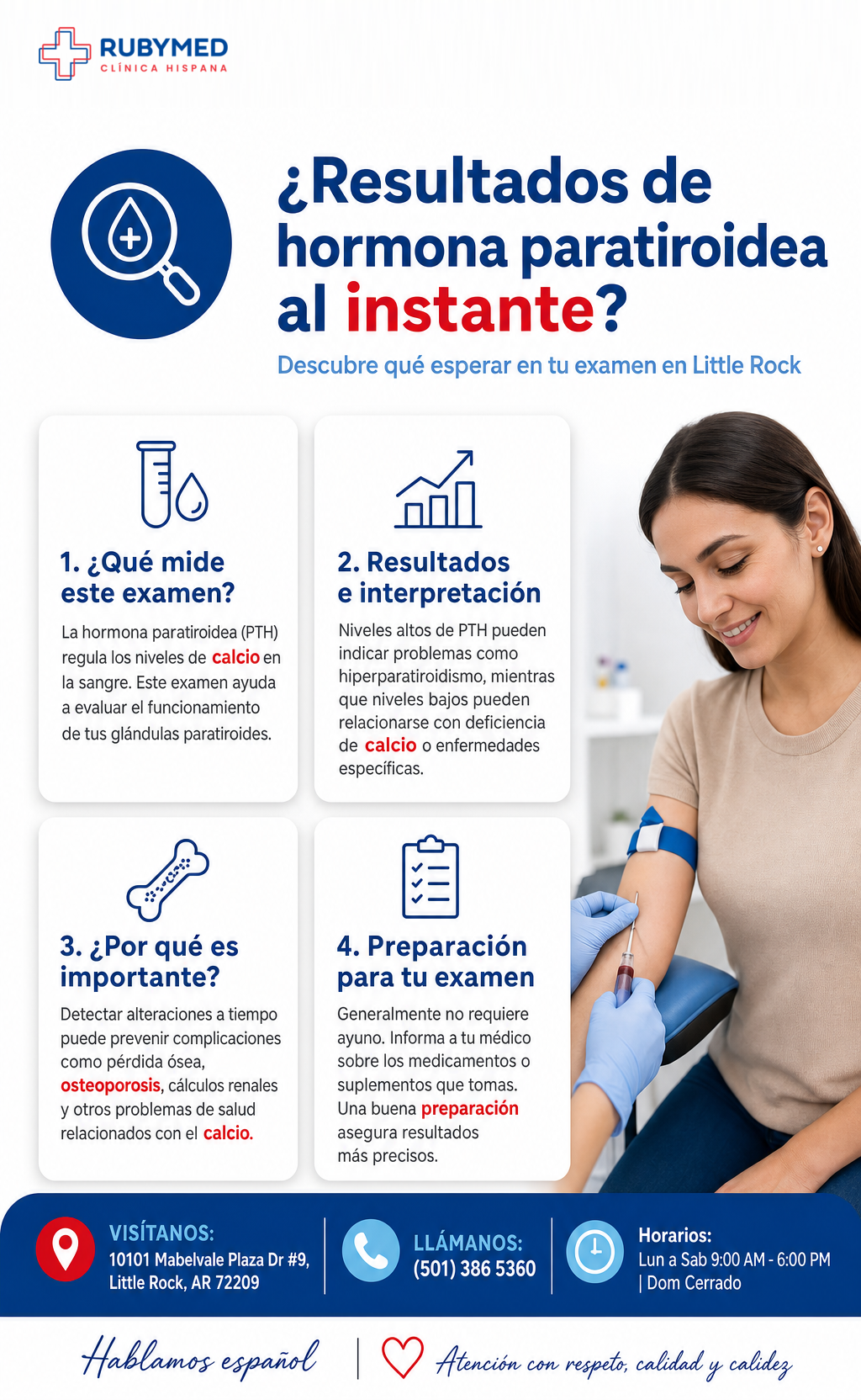 Infografía: ¿Resultados de hormona paratiroidea al instante? Descubre qué esperar en tu examen