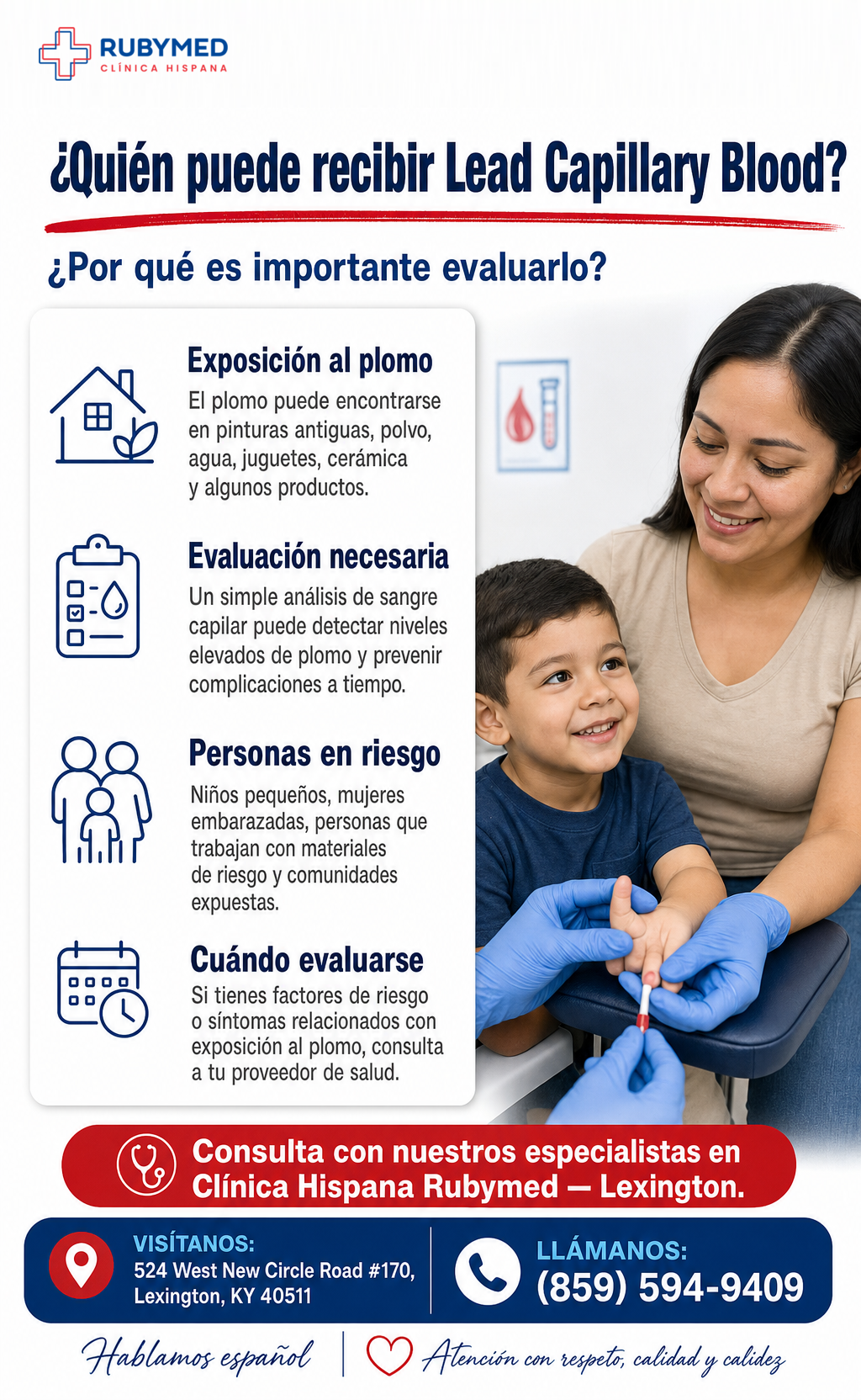 Infografía: ¿Podrías tener exposición al plomo sin saberlo? Cuándo es momento de evaluarlo
