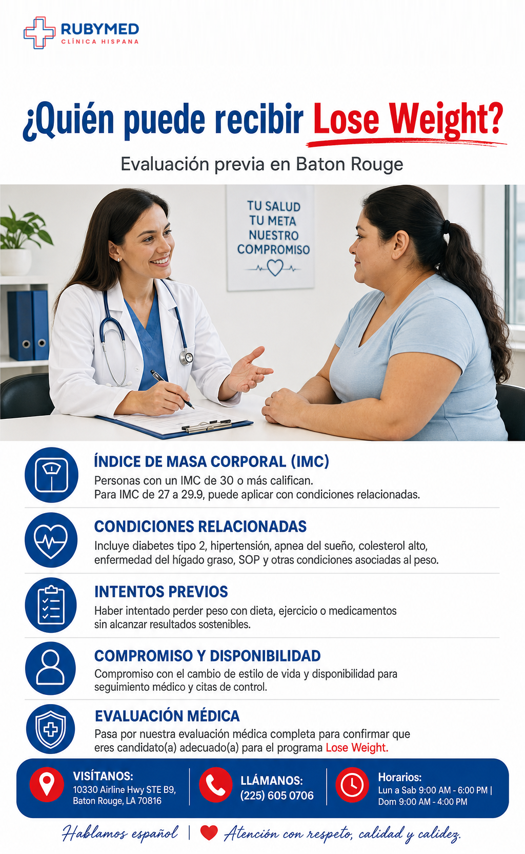 Infografía: ¿Quieres perder peso de forma segura? Quiénes son candidatos y qué evaluar antes